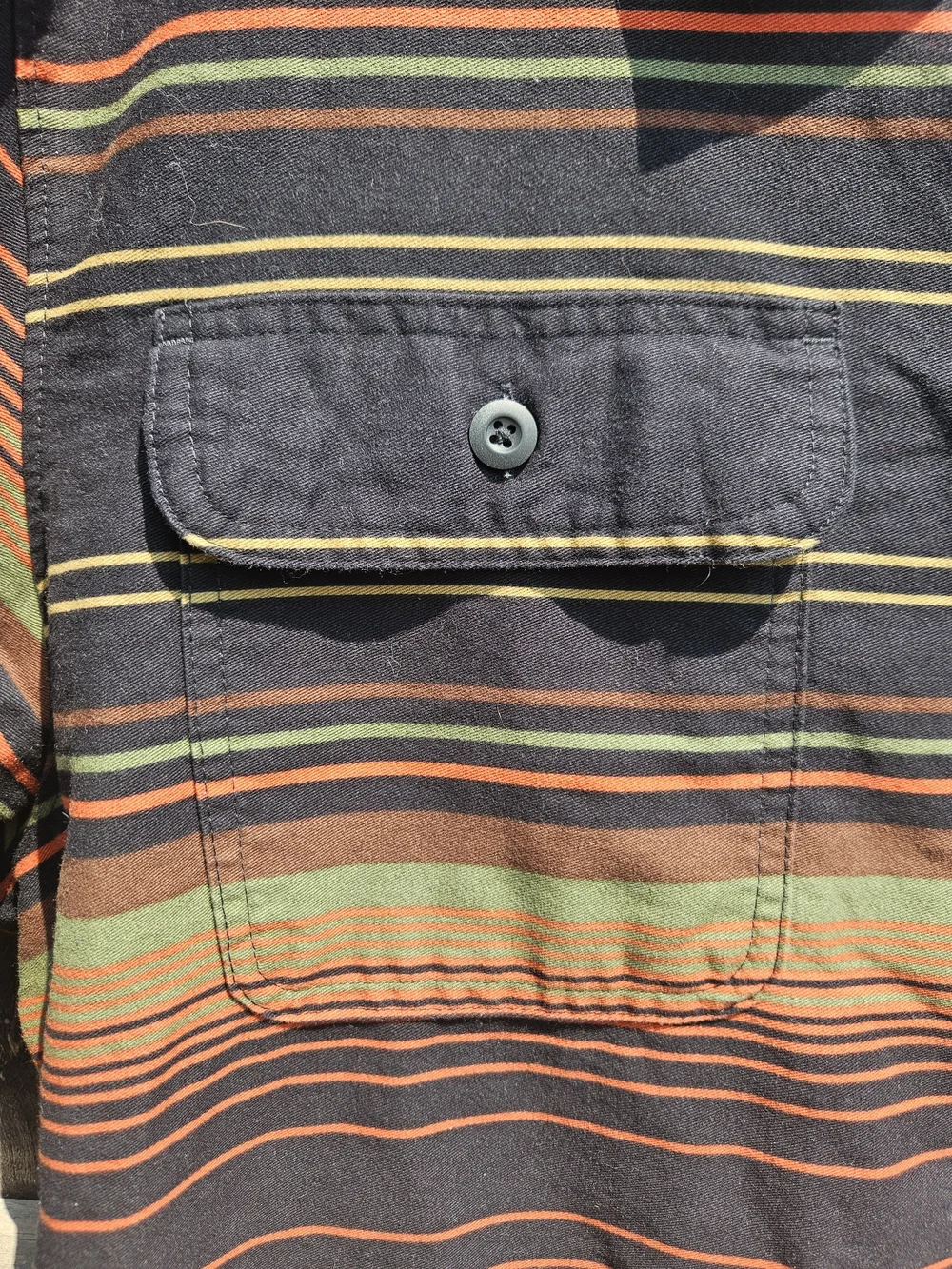Wrangler Barn Shirt Jacket Men 2XL Button Down Pocket Light Western Cotton Aztec